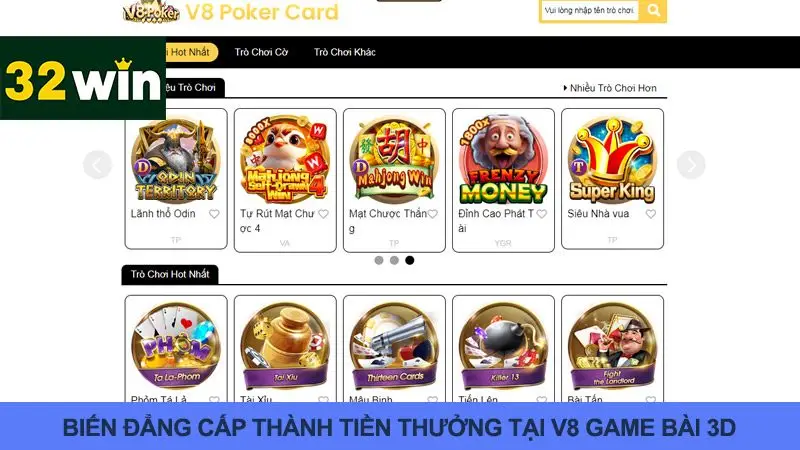 V8 Game Bài 3D