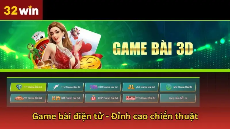 Game bài điện tử đỉnh cao cho người chơi đẳng cấp