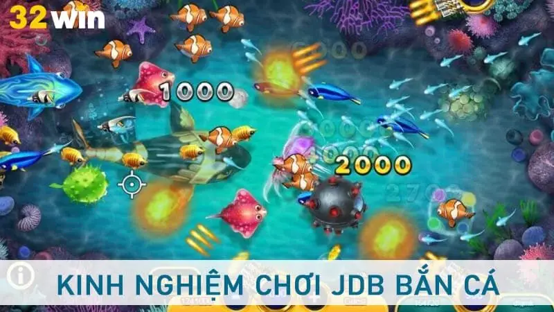Ngắm bắn sinh vật nhỏ trong vài phút đầu chơi JDB bắn cá
