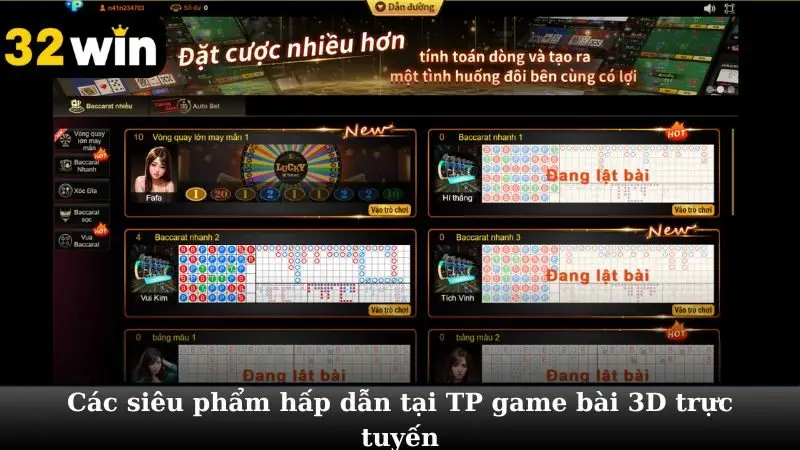 Cập nhập các siêu phẩm ấn tượng trong TP game bài 3D